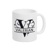 Keramik Tasse mit Namen | Motiv 1 | Valerian - Druckerino