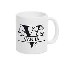 Keramik Tasse mit Namen | Motiv 1 | Vanja - Druckerino