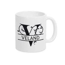 Keramik Tasse mit Namen | Motiv 1 | Veland - Druckerino