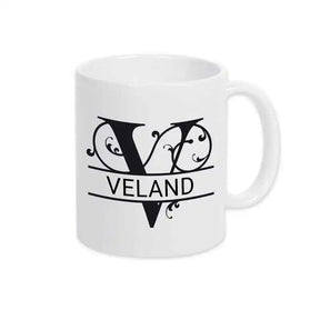 Keramik Tasse mit Namen | Motiv 1 | Veland - Druckerino
