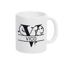 Keramik Tasse mit Namen | Motiv 1 | Vico - Druckerino