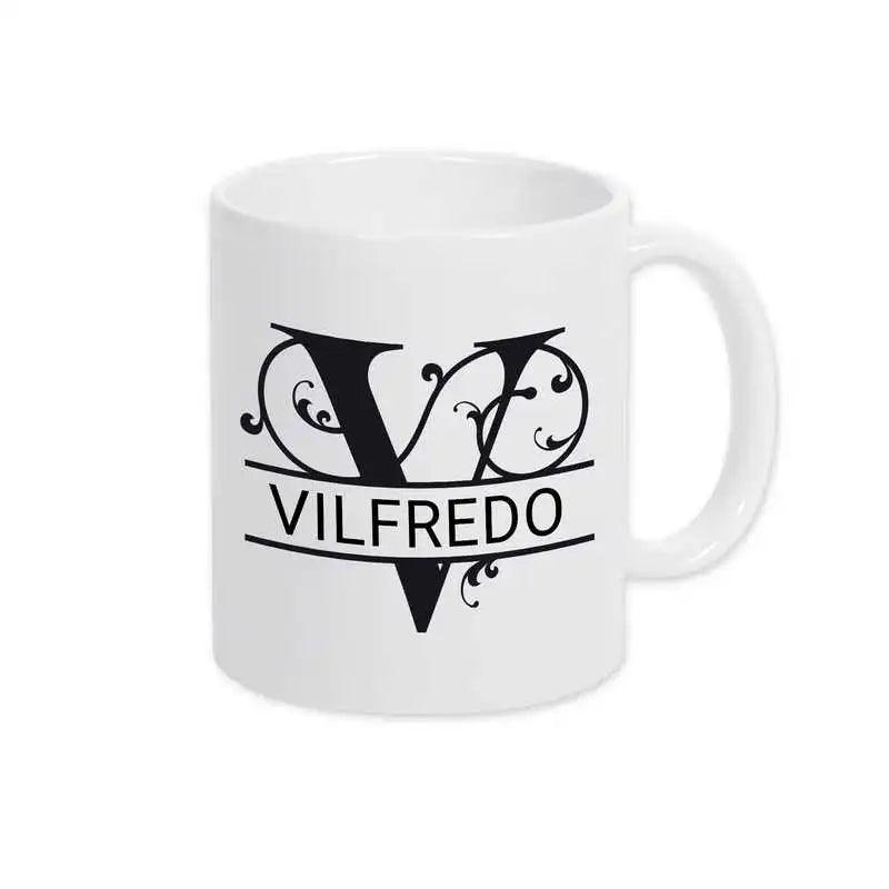 Keramik Tasse mit Namen | Motiv 1 | Vilfredo - Druckerino