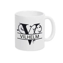 Keramik Tasse mit Namen | Motiv 1 | Vilhelm - Druckerino
