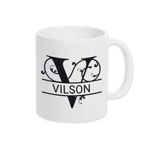 Keramik Tasse mit Namen | Motiv 1 | Vilson - Druckerino