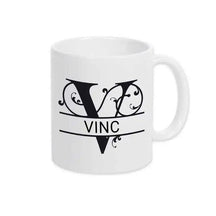 Keramik Tasse mit Namen | Motiv 1 | Vinc - Druckerino