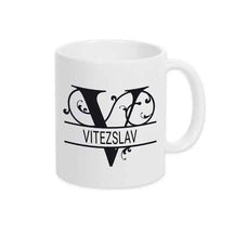 Keramik Tasse mit Namen | Motiv 1 | Vitezslav - Druckerino