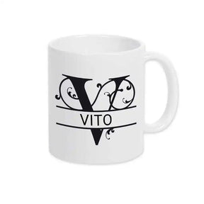 Keramik Tasse mit Namen | Motiv 1 | Vito - Druckerino