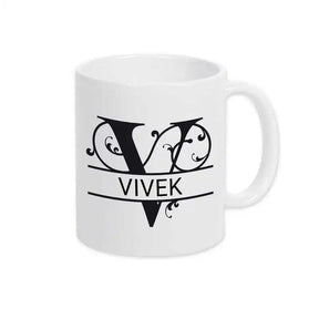 Keramik Tasse mit Namen | Motiv 1 | Vivek - Druckerino