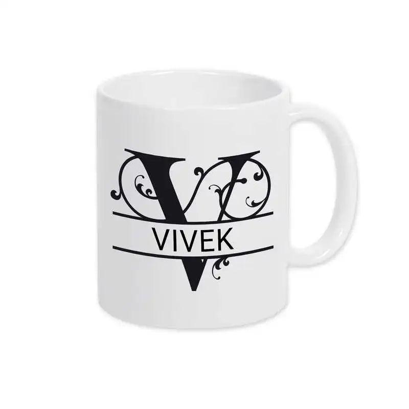 Keramik Tasse mit Namen | Motiv 1 | Vivek - Druckerino