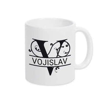 Keramik Tasse mit Namen | Motiv 1 | Vojislav - Druckerino