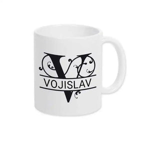 Keramik Tasse mit Namen | Motiv 1 | Vojislav - Druckerino
