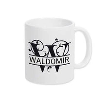 Keramik Tasse mit Namen | Motiv 1 | Waldomir - Druckerino