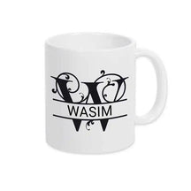 Keramik Tasse mit Namen | Motiv 1 | Wasim - Druckerino