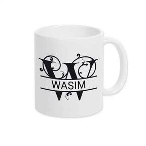 Keramik Tasse mit Namen | Motiv 1 | Wasim - Druckerino