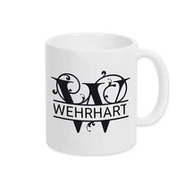 Keramik Tasse mit Namen | Motiv 1 | Wehrhart - Druckerino