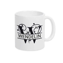 Keramik Tasse mit Namen | Motiv 1 | Wendelin - Druckerino