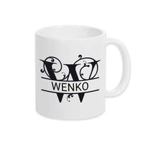 Keramik Tasse mit Namen | Motiv 1 | Wenko - Druckerino