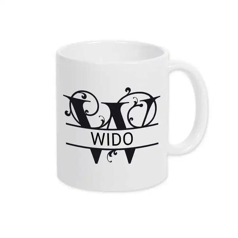 Keramik Tasse mit Namen | Motiv 1 | Wido - Druckerino