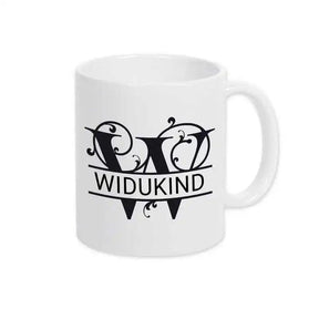 Keramik Tasse mit Namen | Motiv 1 | Widukind - Druckerino