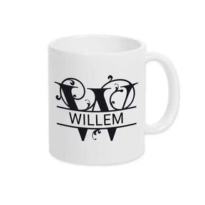 Keramik Tasse mit Namen | Motiv 1 | Willem - Druckerino