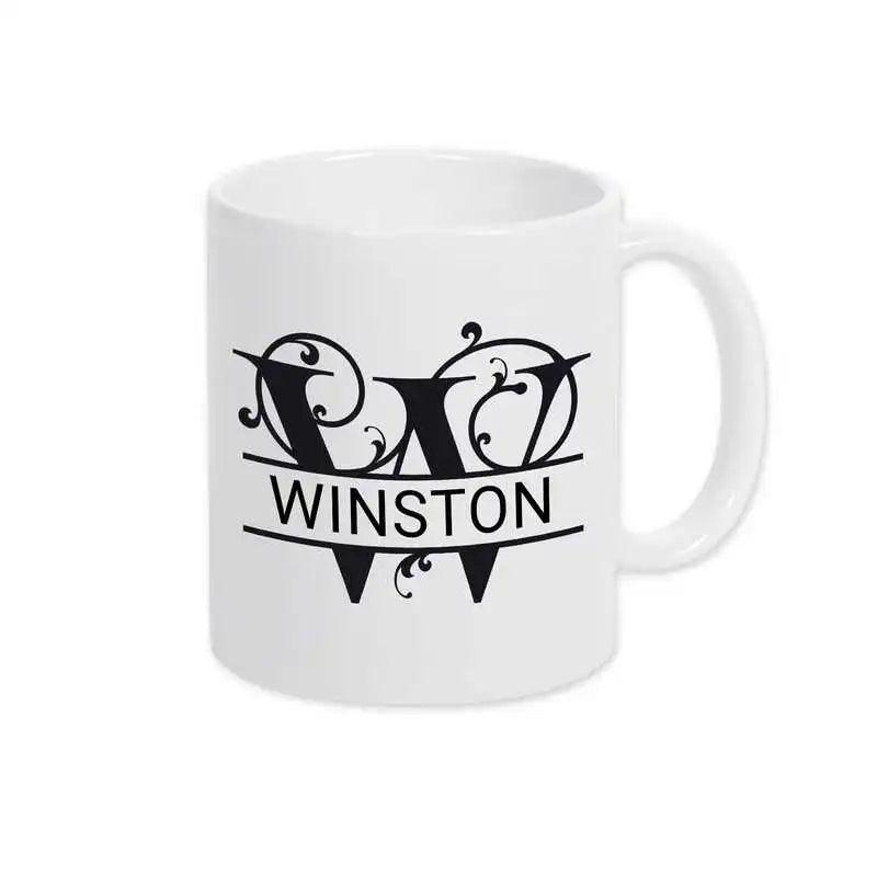 Keramik Tasse mit Namen | Motiv 1 | Winston - Druckerino