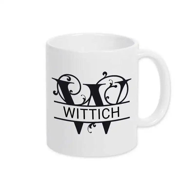 Keramik Tasse mit Namen | Motiv 1 | Wittich - Druckerino