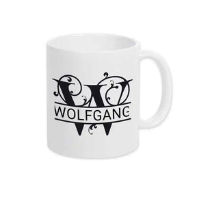 Keramik Tasse mit Namen | Motiv 1 | Wolfgang - Druckerino