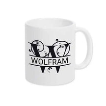 Keramik Tasse mit Namen | Motiv 1 | Wolfram - Druckerino