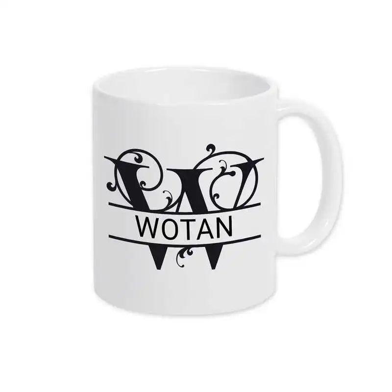 Keramik Tasse mit Namen | Motiv 1 | Wotan - Druckerino