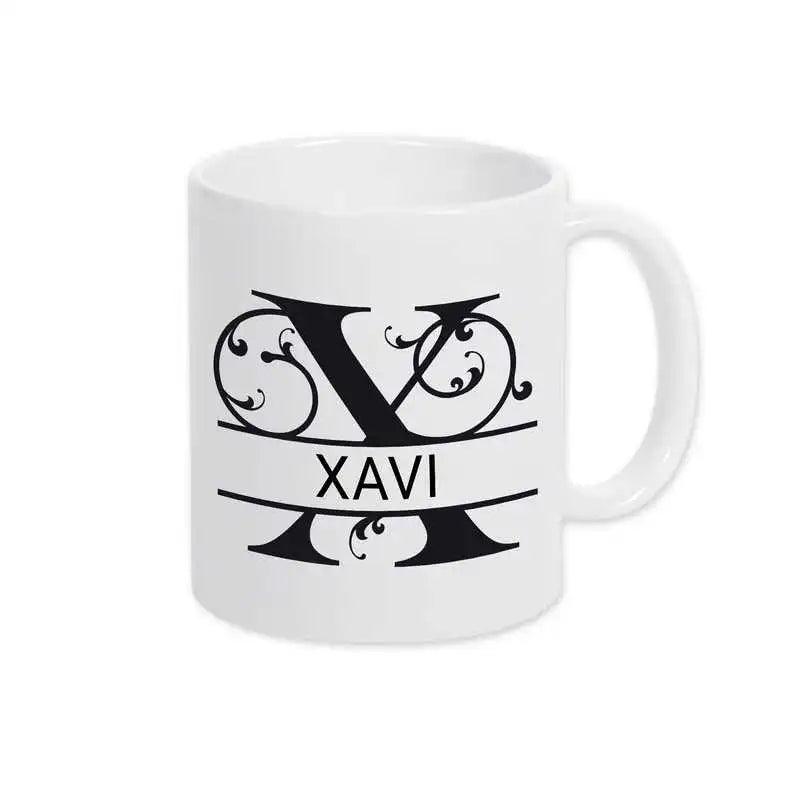 Keramik Tasse mit Namen | Motiv 1 | Xavi - Druckerino