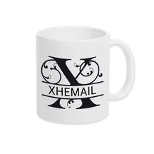 Keramik Tasse mit Namen | Motiv 1 | Xhemail - Druckerino