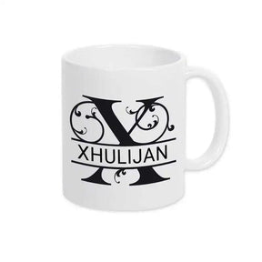 Keramik Tasse mit Namen | Motiv 1 | Xhulijan - Druckerino