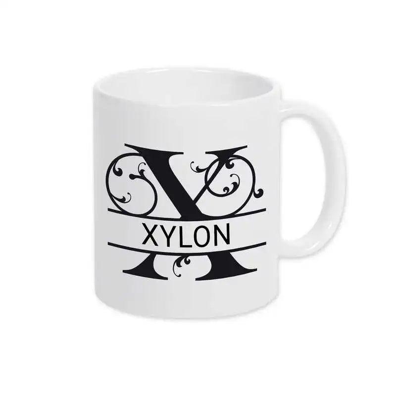 Keramik Tasse mit Namen | Motiv 1 | Xylon - Druckerino