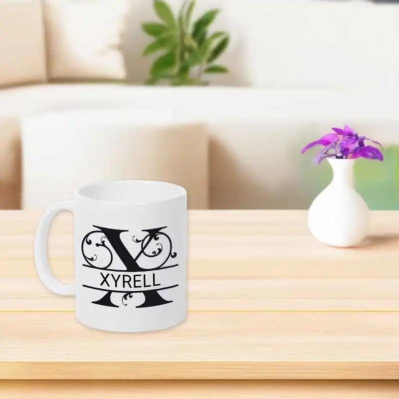 Keramik Tasse mit Namen | Motiv 1 | Xyrell - Druckerino