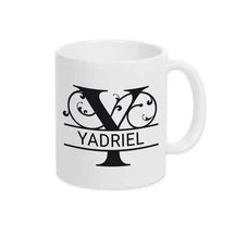 Keramik Tasse mit Namen | Motiv 1 | Yadriel - Druckerino