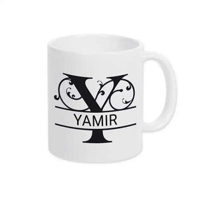 Keramik Tasse mit Namen | Motiv 1 | Yamir - Druckerino