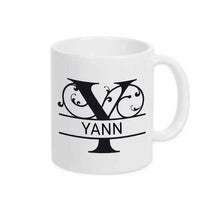 Keramik Tasse mit Namen | Motiv 1 | Yann - Druckerino