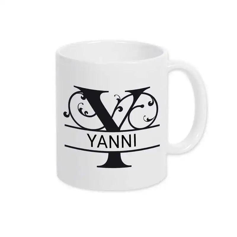 Keramik Tasse mit Namen | Motiv 1 | Yanni - Druckerino