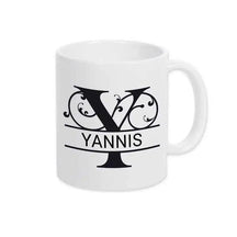 Keramik Tasse mit Namen | Motiv 1 | Yannis - Druckerino