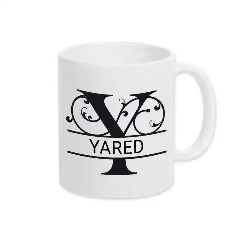 Keramik Tasse mit Namen | Motiv 1 | Yared - Druckerino