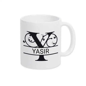 Keramik Tasse mit Namen | Motiv 1 | Yasir - Druckerino