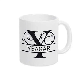 Keramik Tasse mit Namen | Motiv 1 | Yeagar - Druckerino