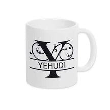 Keramik Tasse mit Namen | Motiv 1 | Yehudi - Druckerino