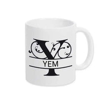 Keramik Tasse mit Namen | Motiv 1 | Yem - Druckerino