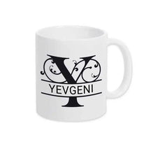 Keramik Tasse mit Namen | Motiv 1 | Yevgeni - Druckerino