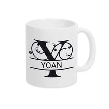 Keramik Tasse mit Namen | Motiv 1 | Yoan - Druckerino