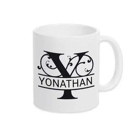 Keramik Tasse mit Namen | Motiv 1 | Yonathan - Druckerino