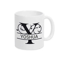 Keramik Tasse mit Namen | Motiv 1 | Yoshua - Druckerino
