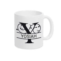 Keramik Tasse mit Namen | Motiv 1 | Yosiah - Druckerino