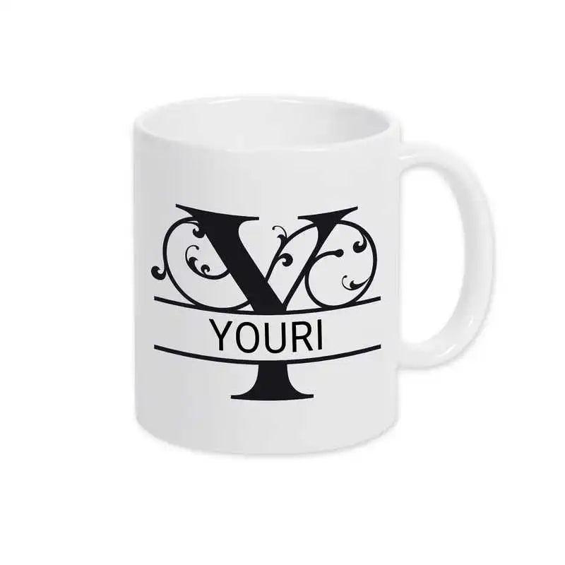Keramik Tasse mit Namen | Motiv 1 | Youri - Druckerino